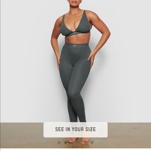 SKIMS Cotton Ribbed Legging Size S